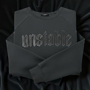 TORRID "Unstable" Classic Fit Cozy Fleece Raglan Sweatshirt NWT Size 3X